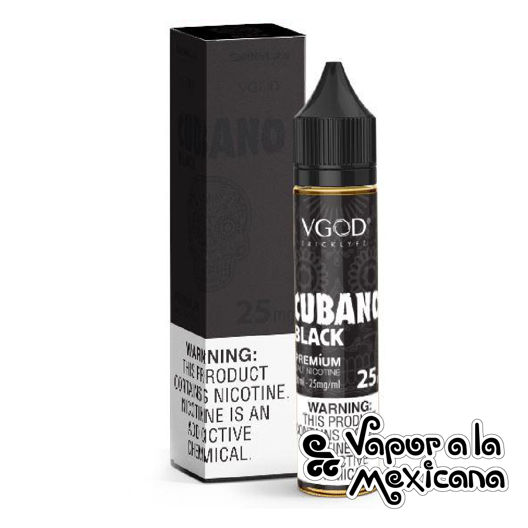 Cubano Black NicSalts 30ml | VGOD