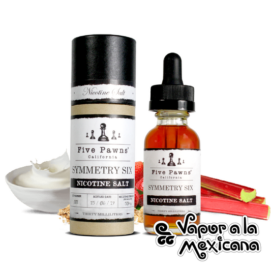 Symmetry Six NicSalts 30ml | Five Pawns