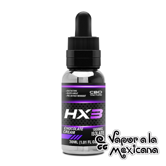 HX3 Chocolate Cream CBD Isolate 1000mg Oral Drops CBD | Halo CBD