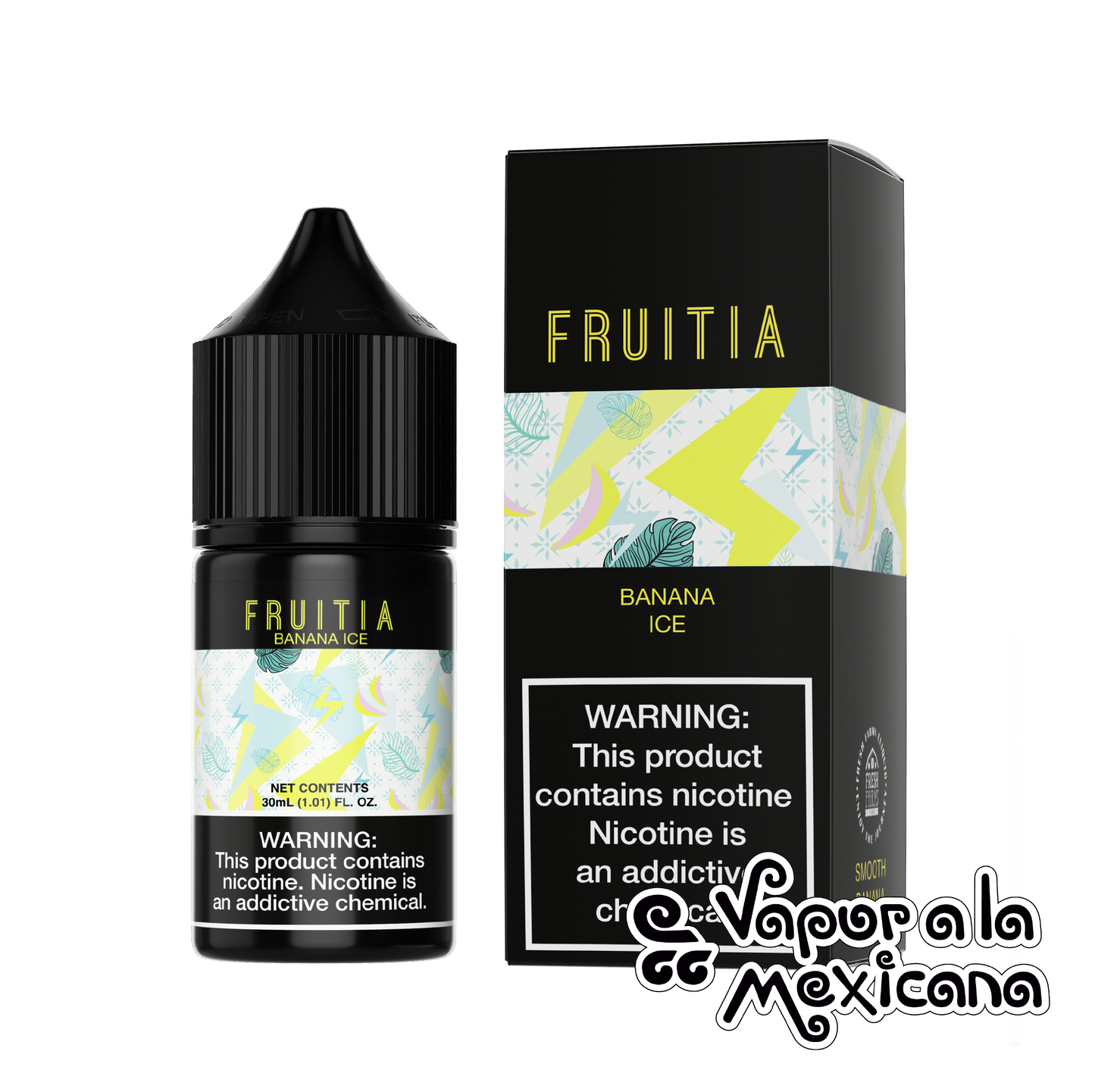 Smooth Banana Ice NicSalts 30ml | Fruitia by Fresh Farms