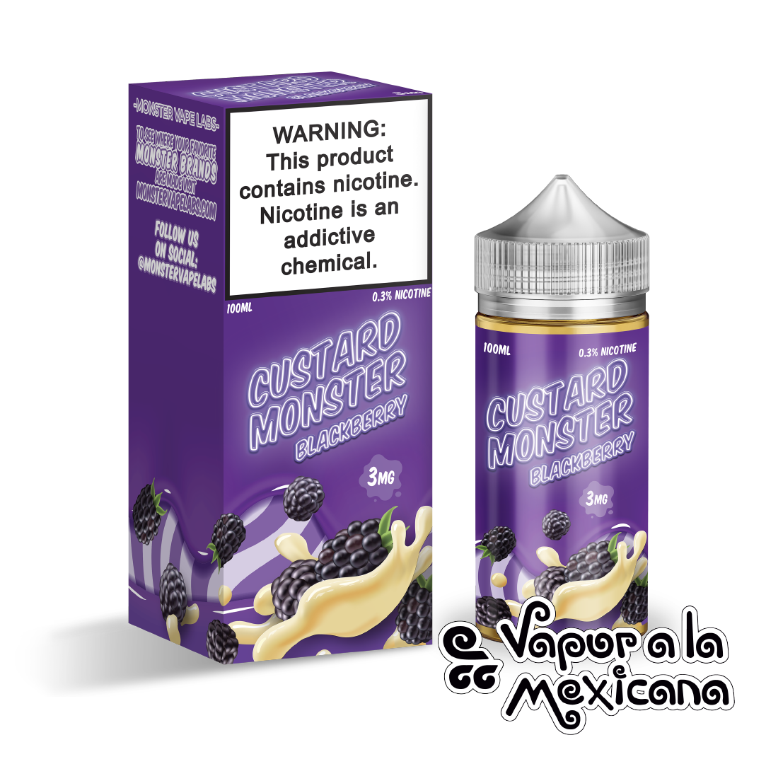 Blackberry 100ml | Custard Monster