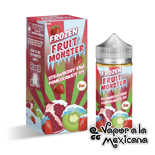 Strawberry Kiwi Pomegranate Ice 100ml | Frozen Fruit Monster