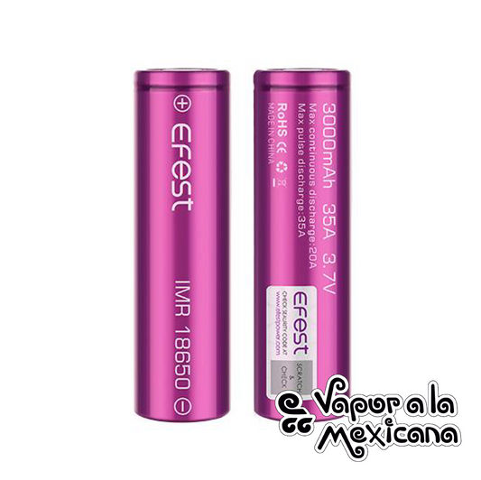 Batería 35A 3000 mAh (18650) | Efest