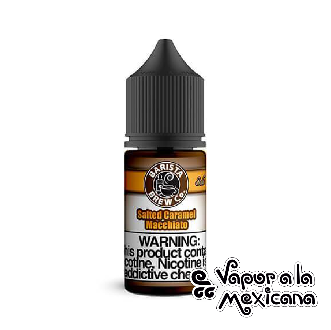 Salted Caramel Macchiato NicSalts 30ml | Barista Brew Co.