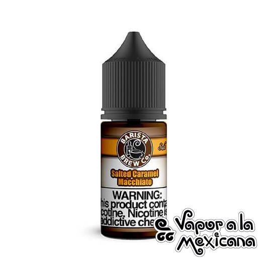 Salted Caramel Macchiato NicSalts 30ml | Barista Brew Co.