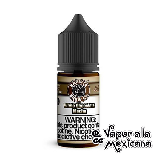 White Chocolate Mocha 30ml | Barista Brew Co. Nicotine Salt