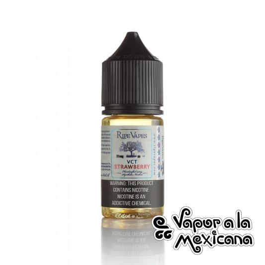 VCT Strawberry (Synthetic Nicotine) NicSalts 30ml | Ripe Vapes