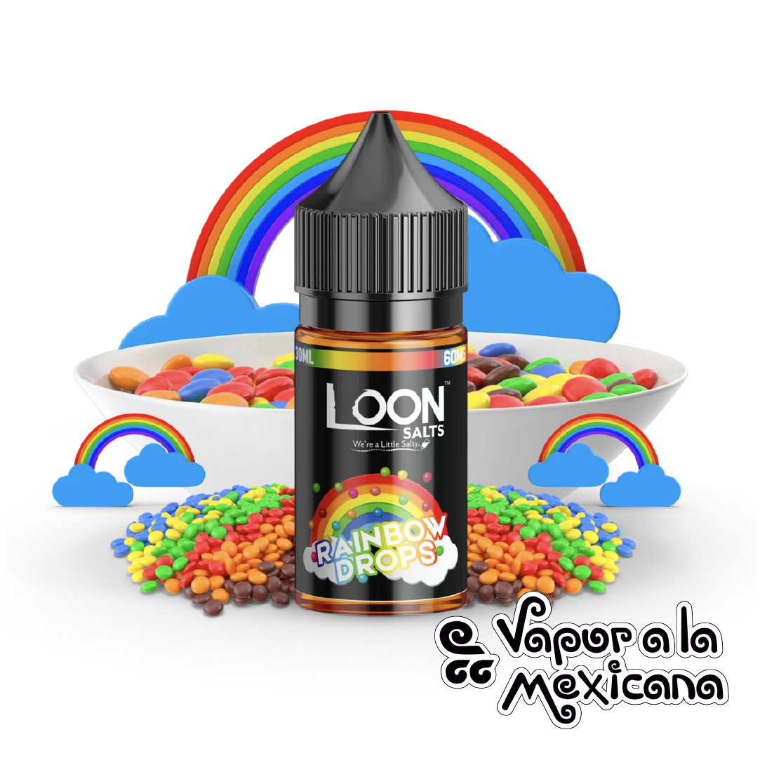 Rainbow Drops 30ml Nicsalt | Loon Salts