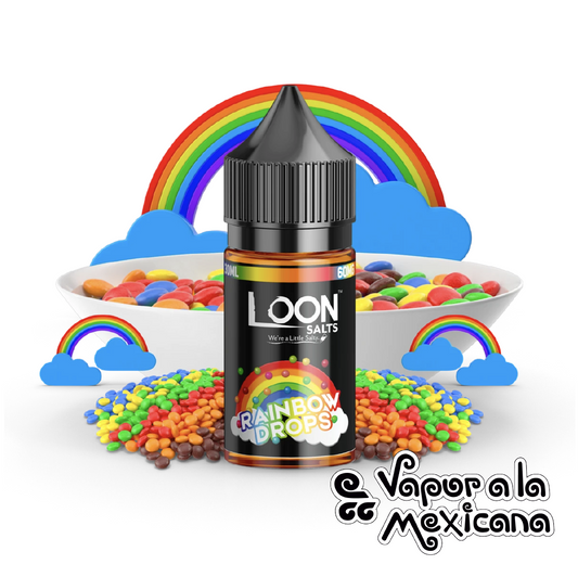 Rainbow Drops 30ml Nicsalt | Loon Salts