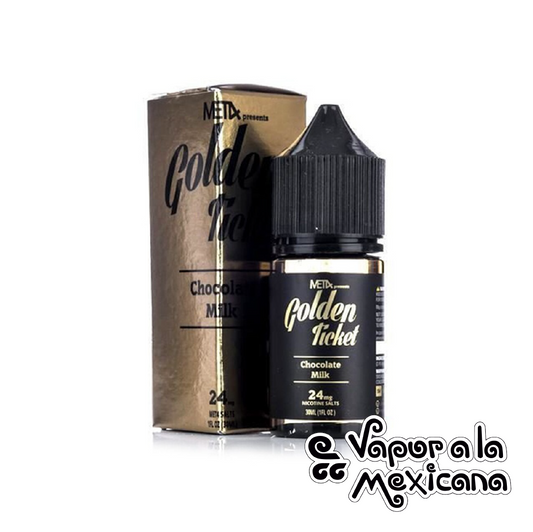 Chocolate Milk NicSalts 30ml | Golden Ticket Met4 Vapor