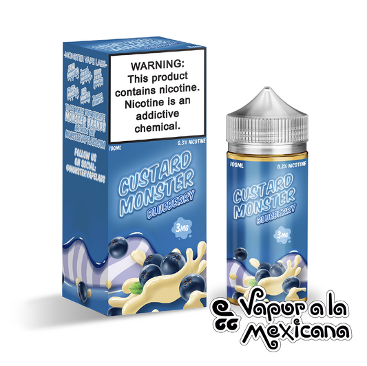 Blueberry 100ml | Custard Monster