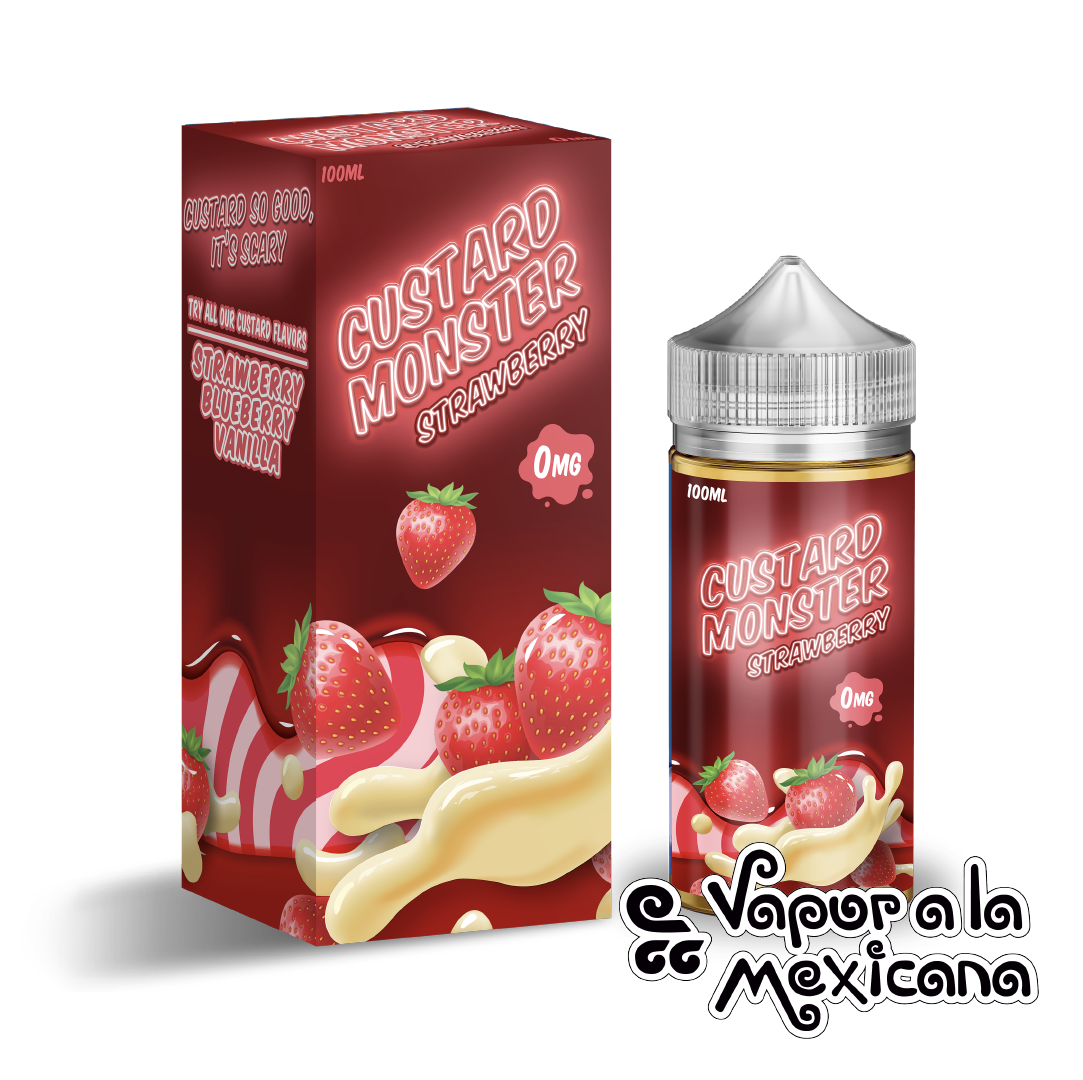 Strawberry 100ml | Custard Monster