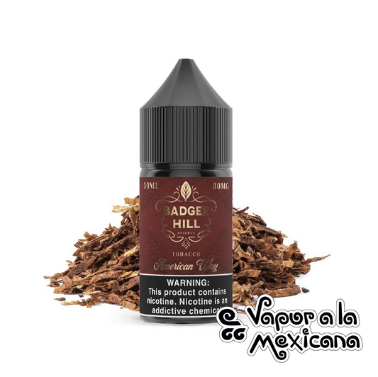 American Way NicSalts 30ml | Badger Hill Reserve