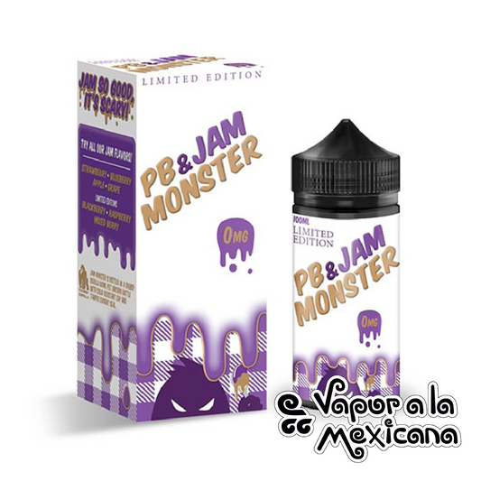 Grape P&B nicsalt Jam 100ml |  Jam Monster