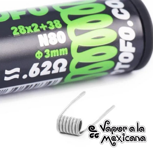 Dual Core Fused Clapton Prebuild Wire Coil | Wotofo