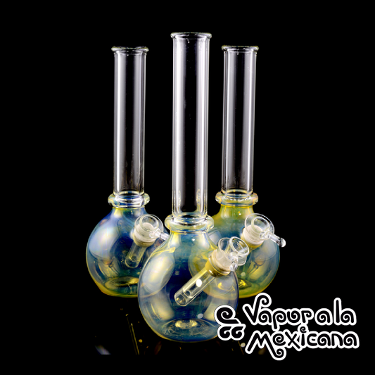 Silver Fumed Water Pipe (Bong)