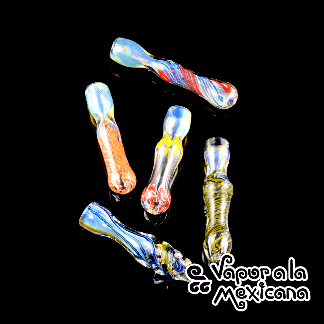 Mix Glass Chillum (Pipe)