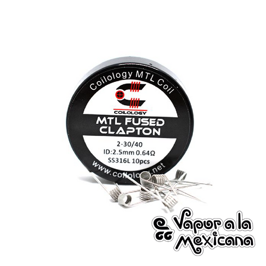 MTL Fused Clapton Coil (10pz) | Coilology