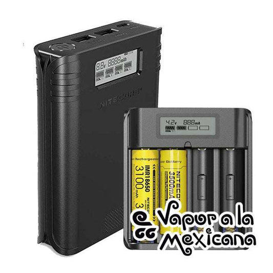 F4 4-Slot 18650 Quick Charger &amp; LCD Screen | Nitecore