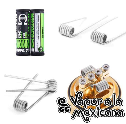 Wotofo Quad Core Fused Clapton Wire 10pcs/pack