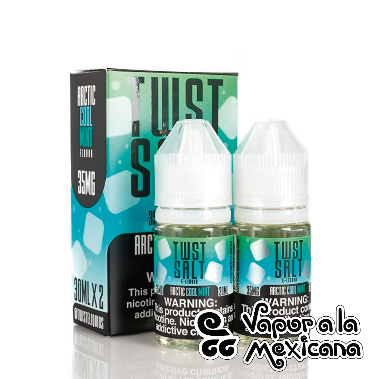 Arctic Cool Mint (Mint 0°) NicSalts 30ml | Twist Salt