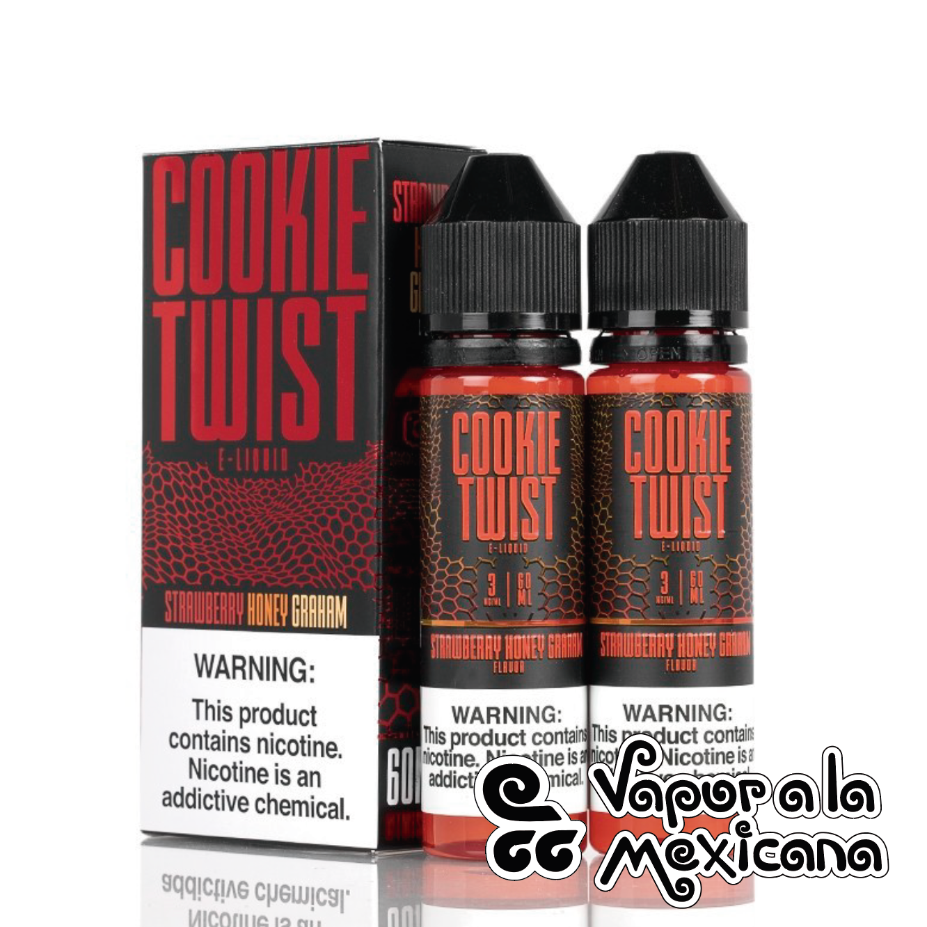Strawberry Honey Graham 60ml | Cookie Twist