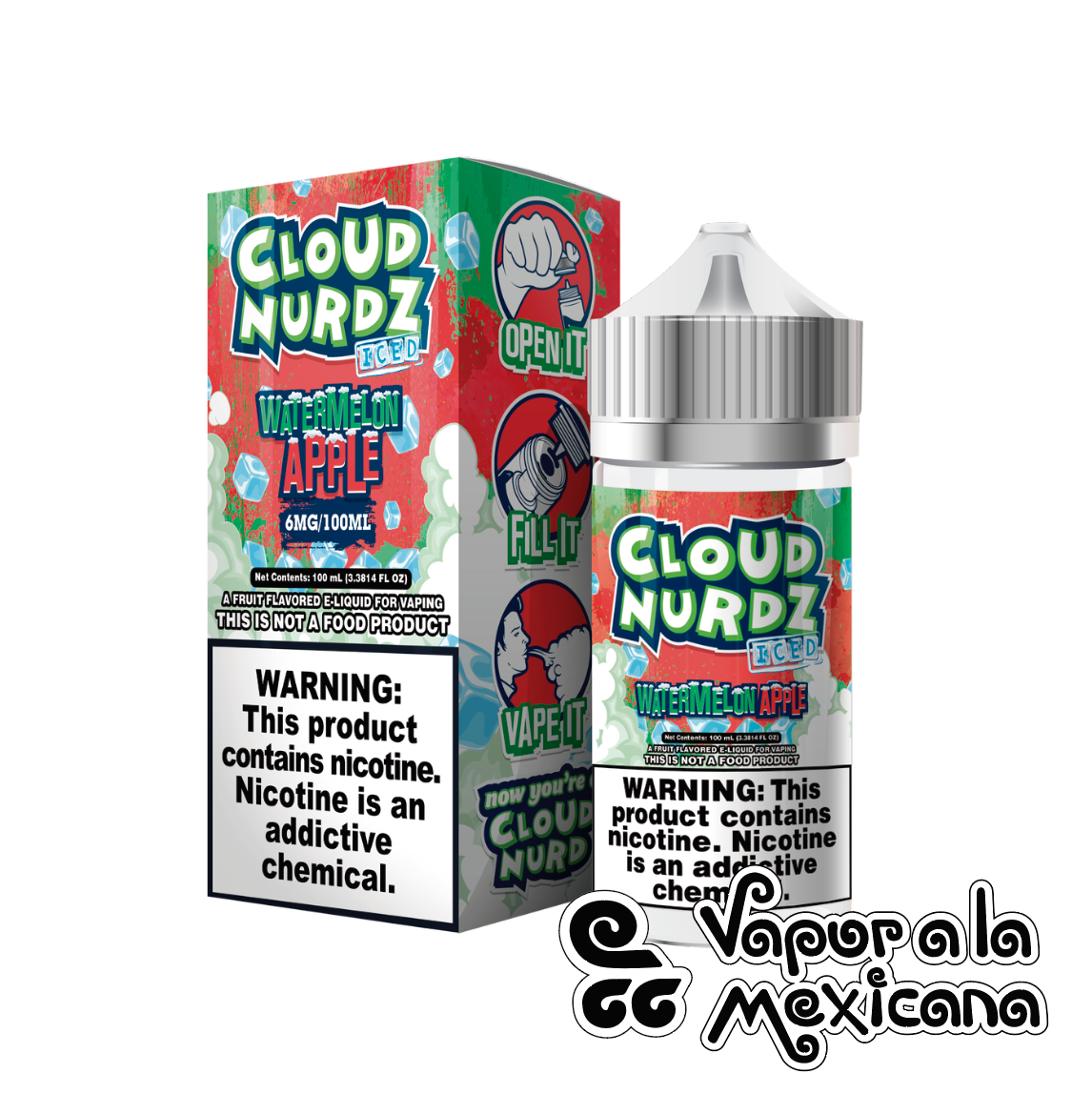 Watermelon Apple 100ml | Cloud Nurdz