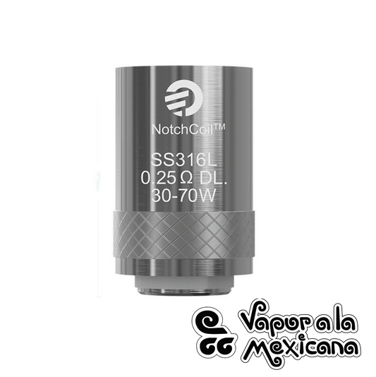 NotchCoil SS316 0.25 ohms | Joyetech
