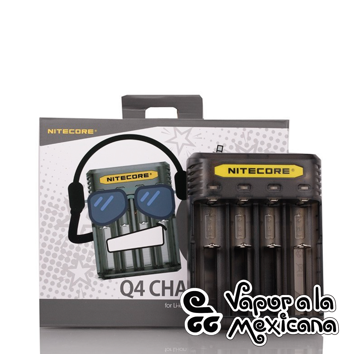 Q4 4-Slot Quick Charger | Nitecore