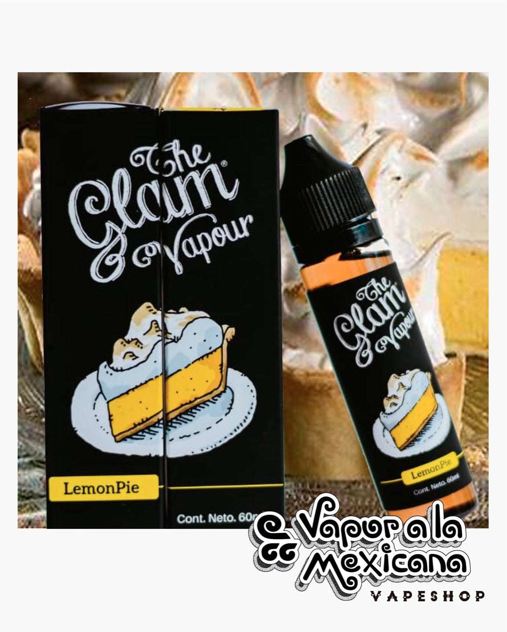 Lemon Pie 60ml | The Glam Vapour