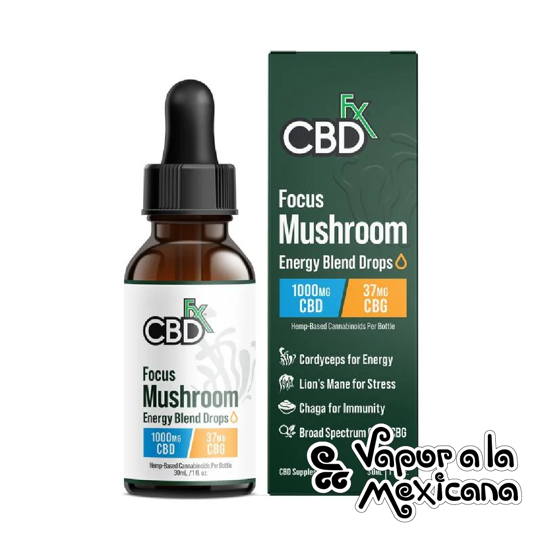 Focus Mushrooms 30ml (1000mg) | CBDfx