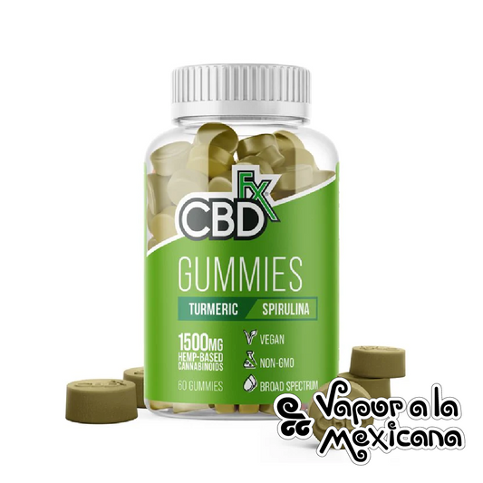 Gummies Turmeric &amp; Spirulina (1500mg) | CBDfx